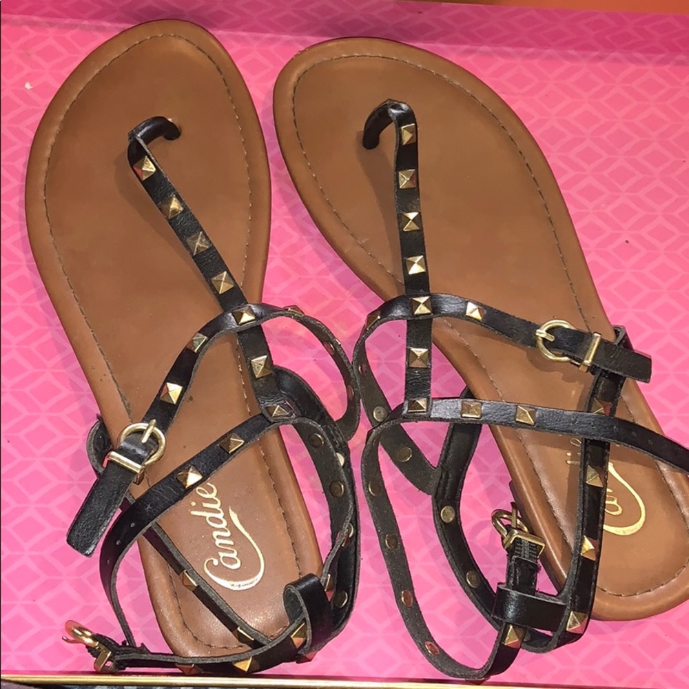 Black Sandals W/ Straps